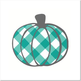 Plaid Pumpkin Posters and Art